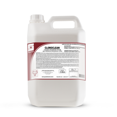Limpador Desinfetante Clorado Cloroclean Spartan - 5L