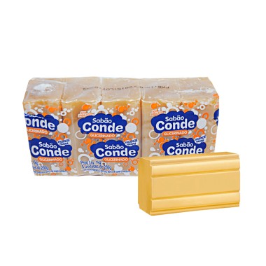 Sabão em Pedra Conde - Pacote c/ 5 Unid. de 200g Sabão em Pedra Conde - Pacote c/ 5 Unid. de 200g