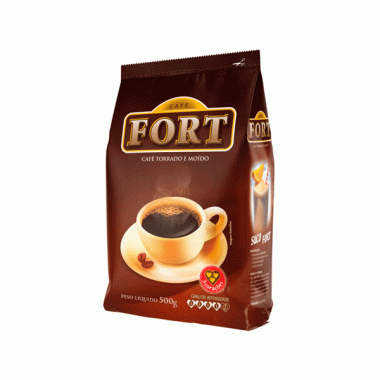 Café Fort Tradicional 500g - Torrado e Moído - Sabor Intenso e Marcante