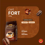 Café Fort Tradicional 500g - Torrado e Moído - Sabor Intenso e Marcante