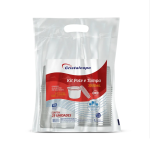 Kit Pote e Tampa Redondo 1000ml Cristalcopo – C/ 25 Unidades – Livre de BPA