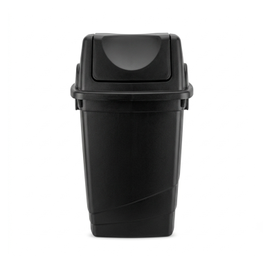Lixeira Basculante Soberany 30 Litros Preta Fortcom - Praticidade e Design Moderno