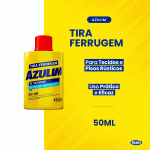 Tira Ferrugem Azulim 50ml - Removedor de Manchas para Roupas e Tecidos