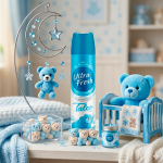 Odorizador de Ambientes Domline Ultrafresh Talco 400ml - Fragrância Suave e Duradoura