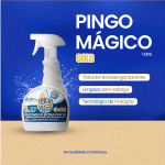Pingo Mágico Gold Extra Forte 1L com Pulverizador - Limpador Multiuso Flotador Profissional