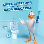 Pato Gel Adesivo Sanitário Marine 38g - Kit Completo Aparelho + 6 Selos de Refil