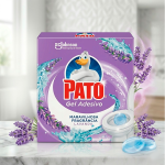 Pato Gel Adesivo Sanitário Lavanda 38g - Kit 2 Refis 12 Selos de Limpeza Contínua