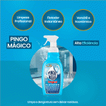 Pingo Mágico Original Eco 1L com Pulverizador - Flotador Desengordurante Multiuso
