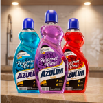 Kit 3 Limpadores Perfumados Azulim 500ml – Alegria, Carinho e Felicidade | Limpeza e Perfume Duradouro