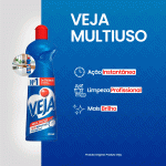 Limpador Multiuso Veja Original 500ml - Eficiência Máxima para Toda a Casa