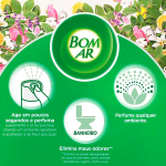 Odorizador de Ambientes Bom Ar Cheirinho de Talco 360ml – Perfumação Instantânea