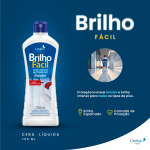 Cera Líquida Brilho Fácil Incolor 750ml - Brilho Instantâneo e Proteção para Pisos