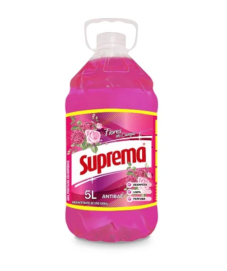 Desinfetante Bactericida Flor do Campo 5 Litros - Suprema Desinfetante Bactericida Flor do Campo 5 Litros - Suprema