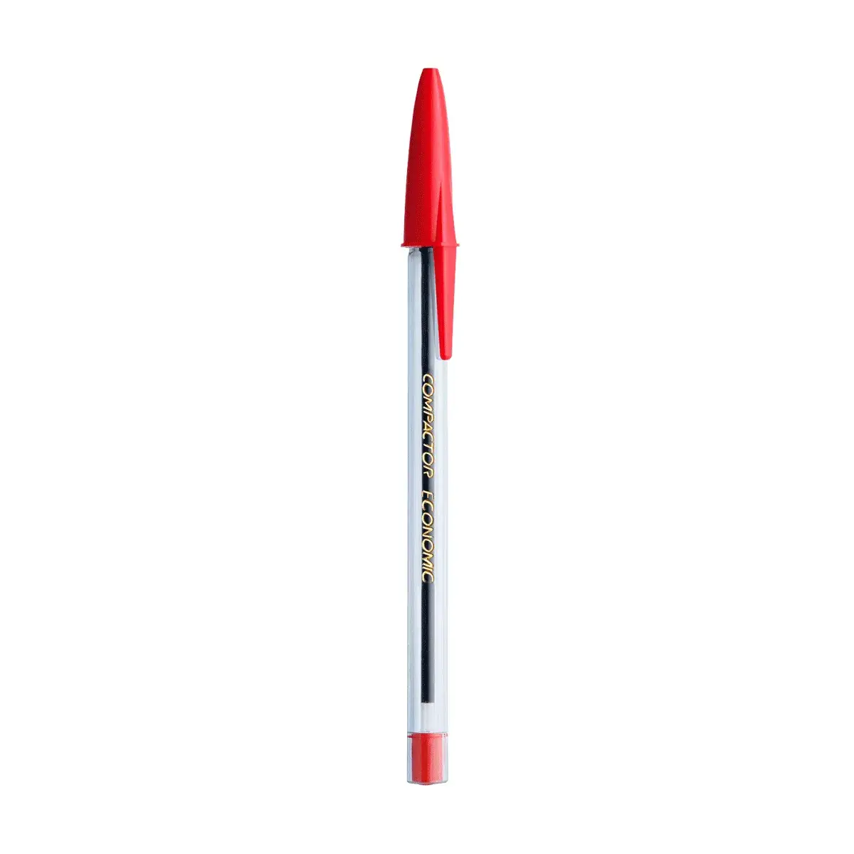 CANETA ESFEROGRAFICA 0,7 VERMELHA COMPACTOR