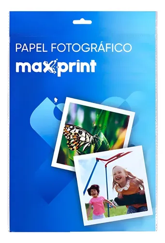 PAPEL FOTOGRAFICO GLOSSY BRANCO A4 135 GRS C/50 FOLHAS