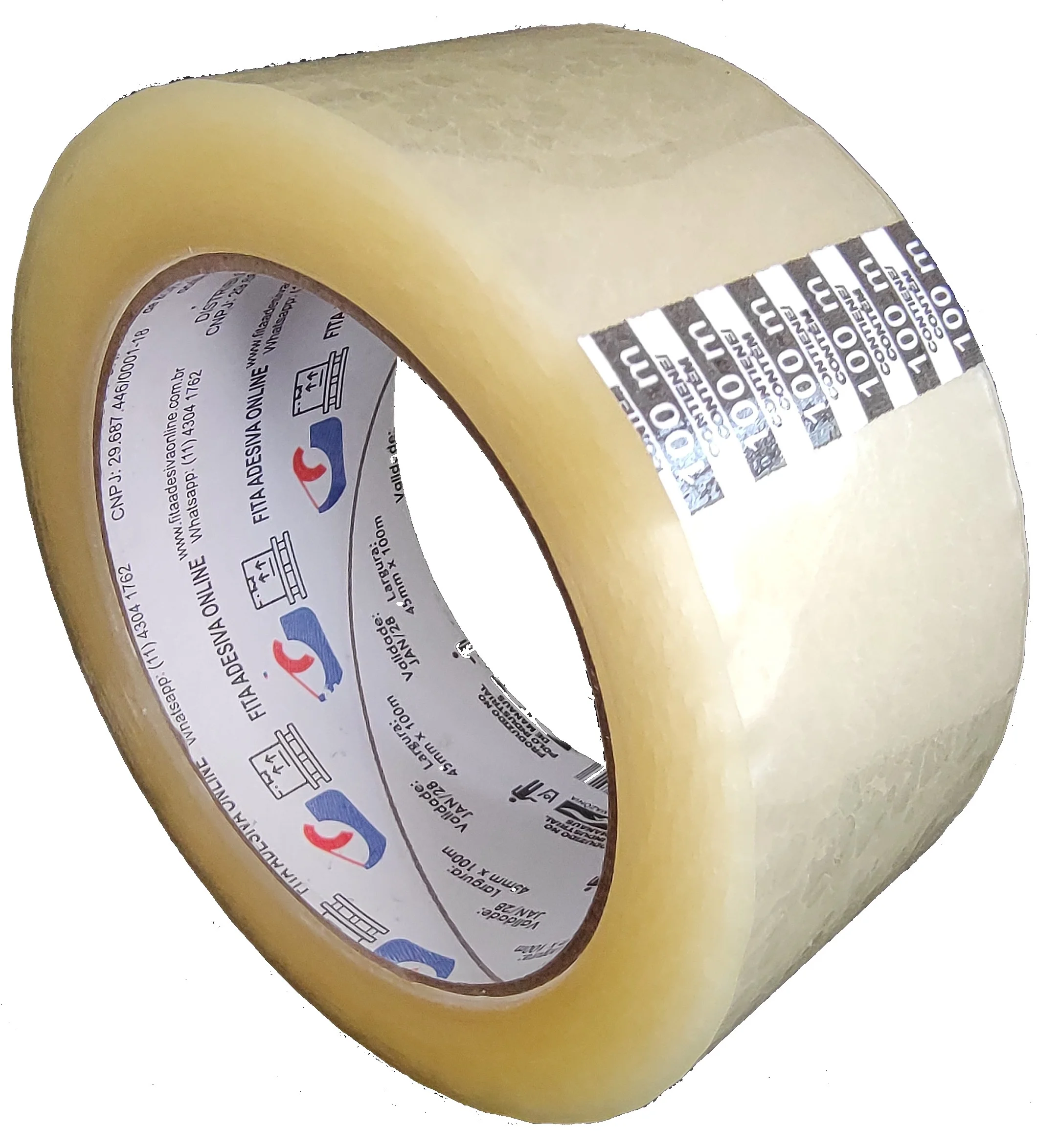 FITA ADESIVA CRISTAL 48X100 MTS