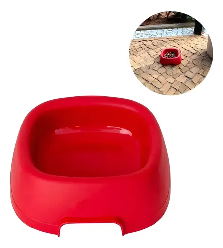 COMEDOURO PET VERMELHO 1,1 LTS PLASUTIL