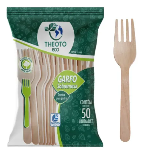 GARFO MADEIRA SOBREMESA ECO C/50 THEOTO