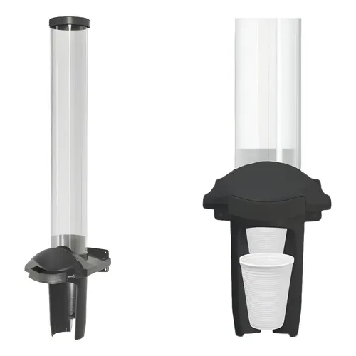 SUPORTE COPO DE AGUA C/ DOSADOR 180/200 ML PRETO FORTCOM