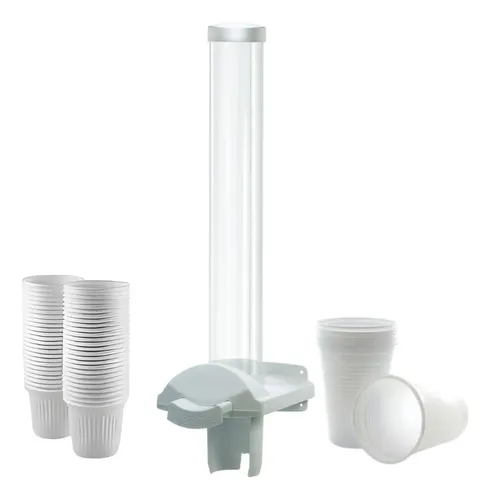 SUPORTE COPO DE CAFE C/ DOSADOR BRANCO 50/80 ML FORTCOM